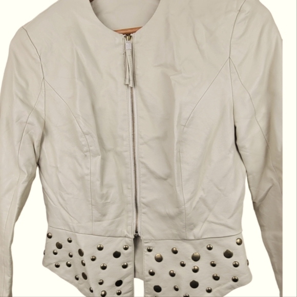 NWOT Forever 21 Exclusive‎ Faux Leather Zip Sleeves Jacket - Picture 6 of 7
